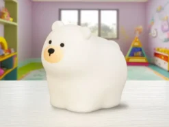 Nachtlicht KNUT dimmbar per USB aufladbar, mit Farbwechsel & Timer, Höhe 11cm