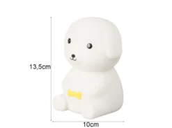 Nachtlicht LEO dimmbar, per USB aufladbar, mit Farbwechsel & Timer Höhe 13,5cm