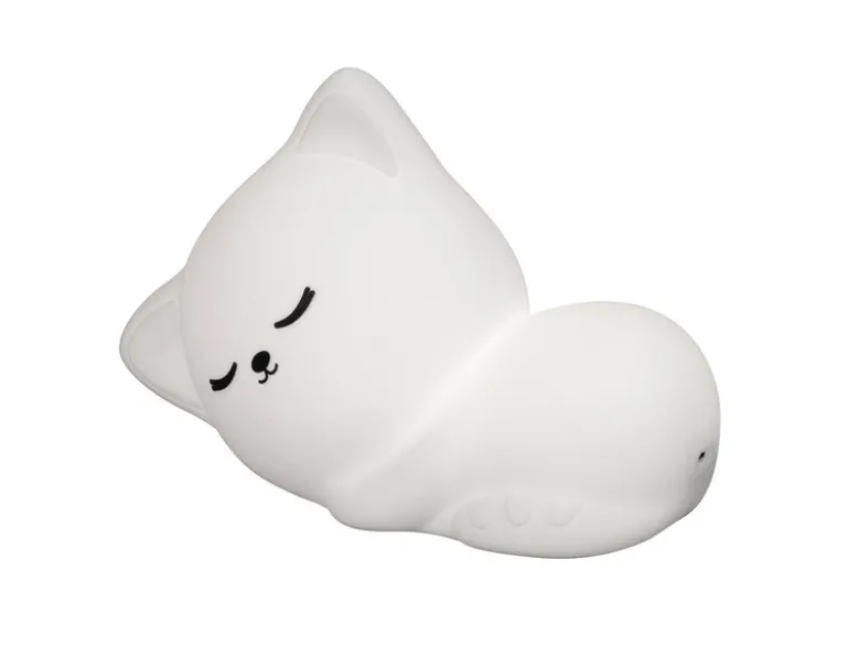 Nachtlicht MIA dimmbar, per USB aufladbar, Weiß mit Farbwechsel, Höhe 11cm