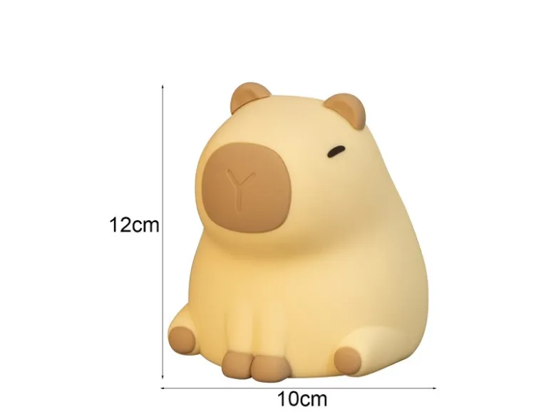 Nachtlicht PIGGY dimmbar, per USB aufladbar, mit Farbwechsel & Timer Höhe 12cm