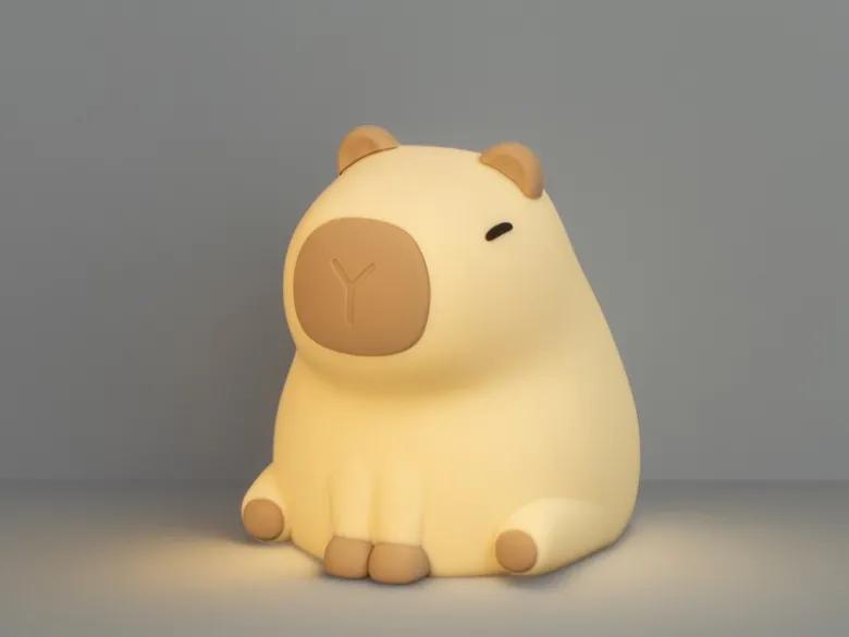 Nachtlicht PIGGY dimmbar, per USB aufladbar, mit Farbwechsel & Timer Höhe 12cm