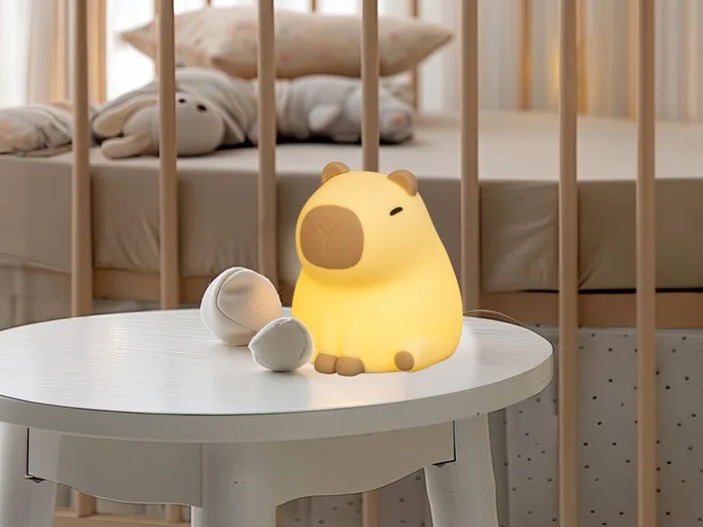 Nachtlicht PIGGY dimmbar, per USB aufladbar, mit Farbwechsel & Timer Höhe 12cm
