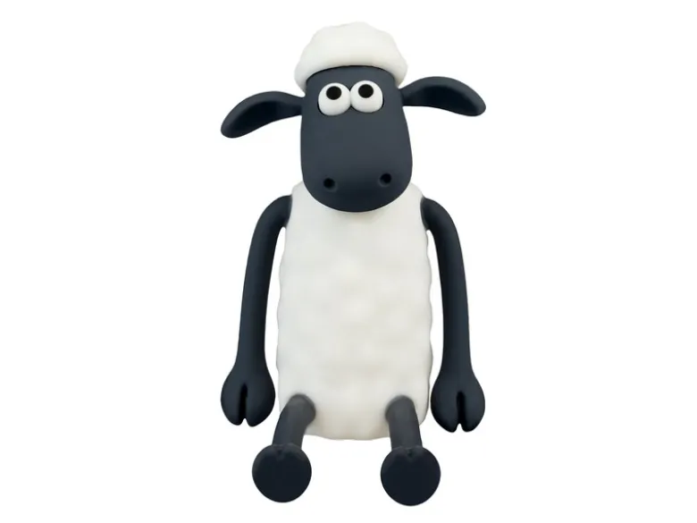 Nachtlicht SHAUN DAS SCHAF per USB aufladbar, dimmbar, 7 Lichtfarben, Höhe 14cm