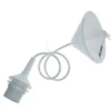 Niermann Lampenschirmaufhängung Fassung E27 Schnurpendel max. 60 Watt