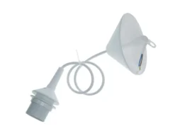 Niermann Lampenschirmaufhängung Fassung E27 Schnurpendel max. 60 Watt