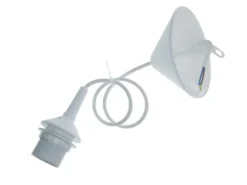 Niermann Lampenschirmaufhängung Fassung E27 Schnurpendel max. 60 Watt