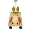 Originelle Kinderzimmerlampe tierisch leuchtende Pendelleuchte PFERD