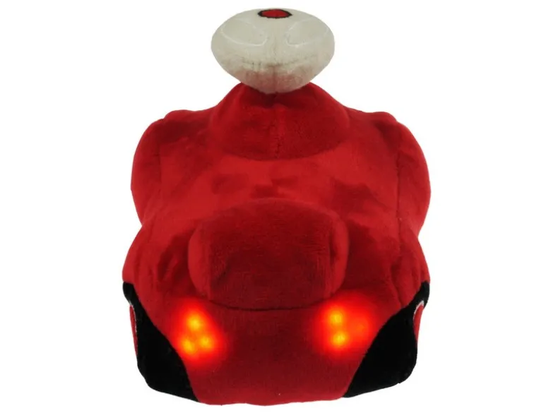 Originelles LED-Nachtlicht BOBBY CAR aus Plüsch, Ein/Aus per Schüttelsensor