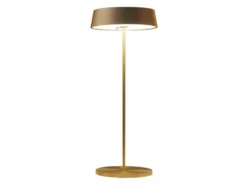 Outdoor Akku LED Tischleuchte COCKTAIL Gold, Dimmbar Höhe 29,5cm