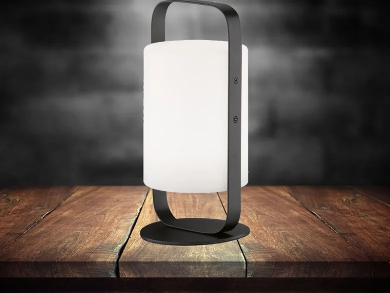 Outdoor Akku Tischlampe CASOLI mit Fernbedienung & RGB, Höhe 25cm
