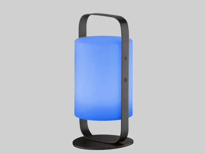 Outdoor Akku Tischlampe CASOLI mit Fernbedienung & RGB, Höhe 25cm