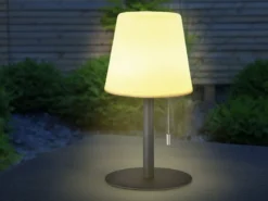Outdoor Akku Tischlampe GARDEN ohne Kabel mit RGB Höhe 29cm