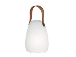 Outdoor Akku Tischlampe RUBY mit Fernbedienung & RGB Höhe 16cm