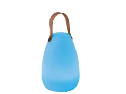 Outdoor Akku Tischlampe RUBY ohne Kabel mit RGB Farbwechsel, Höhe 20cm
