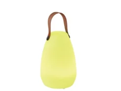 Outdoor Akku Tischlampe RUBY ohne Kabel mit RGB Farbwechsel, Höhe 20cm
