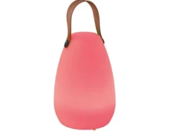 Outdoor Akku Tischlampe RUBY ohne Kabel mit RGB Farbwechsel 26cm