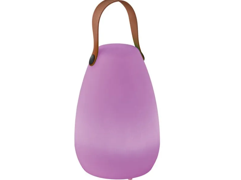 Outdoor Akku Tischlampe RUBY ohne Kabel mit RGB Farbwechsel 26cm