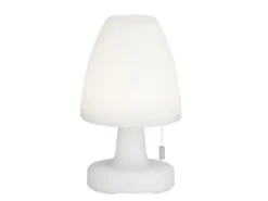 Outdoor Akku Tischlampe TERMOLI ohne Kabel - dimmbar & RGB - Höhe 25cm