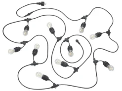 Outdoor Lichterkette CHAIN mit Netzstecker & 10 LEDs, Länge 6,5 Meter