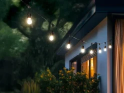 Outdoor Lichterkette CHAIN mit Netzstecker & 10 LEDs, Länge 6,5 Meter