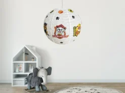 Papier Lampenschirm für Kinderzimmer Pendelleuchte Paw Patrol, 40cm Durchmesser
