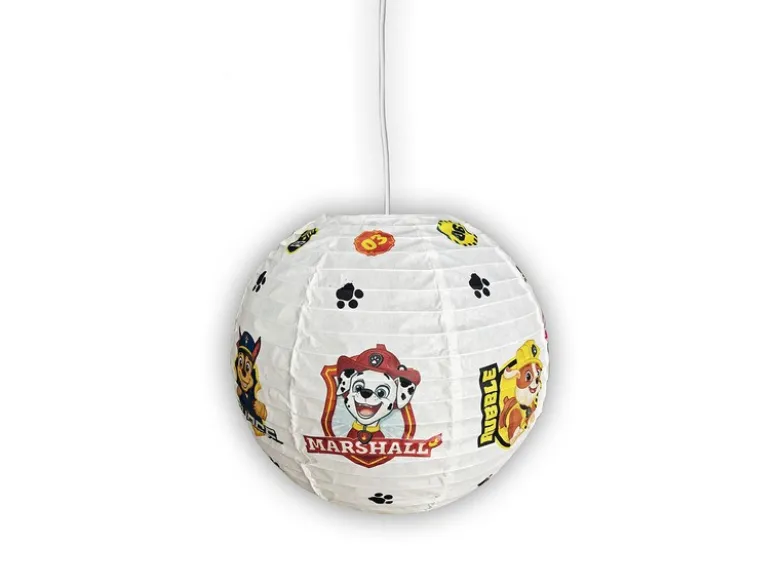 Papier Lampenschirm für Kinderzimmer Pendelleuchte Paw Patrol, 40cm Durchmesser