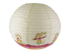 Papier Lampenschirm fürs Kinderzimmer mit fröhlichem Rabbit Motiv Ø 40cm
