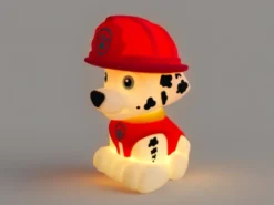 PAW PATROL Akku Nachtlicht MARSHALL per USB aufladbar, dimmbar, Höhe 14cm