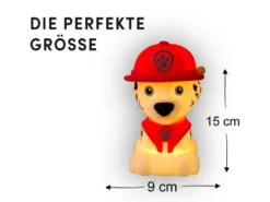 PAW PATROL Akku Nachtlicht MARSHALL per USB aufladbar, dimmbar, Höhe 14cm