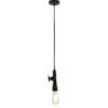 Pendelleuchte AMARCORD 1-flammig in Wasserrohr Optik Rost, Ø12cm