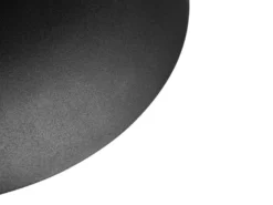 Pendelleuchte AMARILA skandinavisch mit Metall Lampenschirm Schwarz Ø 25cm