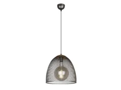 Pendelleuchte IVAR mit Drahtgeflecht Metallschirm 1-flammig Silber, Ø 40cm