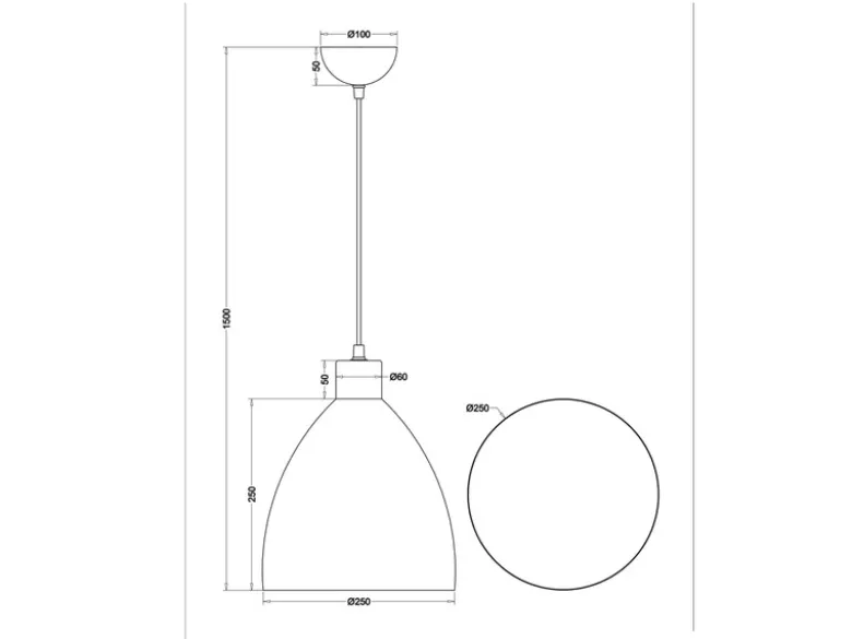 Pendelleuchte JAGGER Lampenschirm Metall/Holz Weiß, Ø 25cm