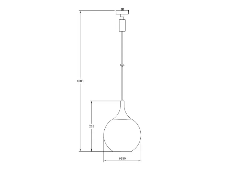 Pendelleuchte LUMINA mit Glasschirm Chrom Ø 18cm für DUOline Schienensystem
