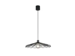 Pendelleuchte MARGARITA mit gefächertem Metall Gitterschirm Ø 50cm