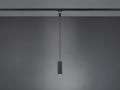 Pendelleuchte MARLEY Metall Schwarz Ø 6cm für DUOline Schienensystem