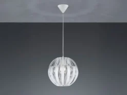 Pendelleuchte PUMPKIN mit Acryl Kugel Lampenschirm, Transparent Ø 30cm