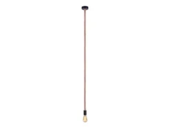 Pendelleuchte ULLEU 1-flammig mit Hanfseil, Abhängung 160cm