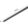 2-Phasen Schiene für DUOline Schienensystem Schwarz matt, Länge 100cm