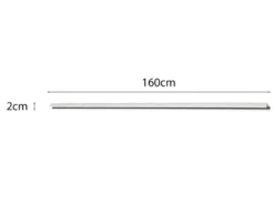 2-Phasen Schiene für DUOline Schienensystem Weiß matt, Länge 160cm