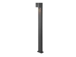 Pollerleuchte Anthrazit mit Bewegungsmelder inklusive GU10 LED, Höhe 100cm