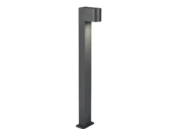 Pollerleuchte Downlight aus Aluminium Anthrazit inklusive GU10 LED, Höhe 100cm