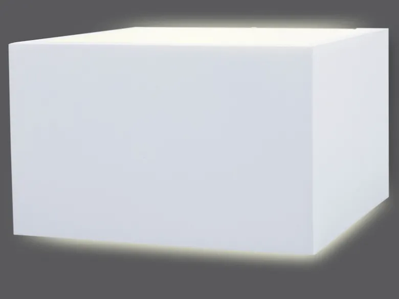 Quadratische LED Außenwandleuchte weiß, 9 Watt, 3000K