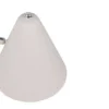 Retro LED Schreibtischleuchte mit Schwenkarm aus Metall Hellgrau, Höhe 50,5cm