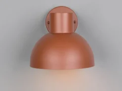 Retro Style Downlight Außenwandleuchte ELBE Apricot, Ø 20cm