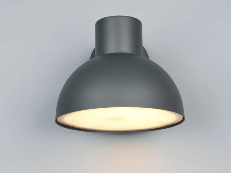 Retro Style Downlight Außenwandleuchte ELBE Anthrazit, Ø 20cm