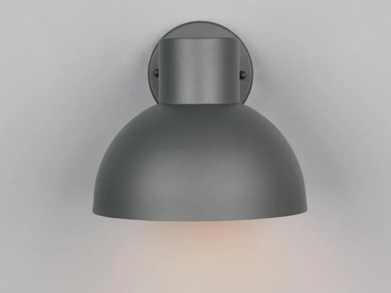 Retro Style Downlight Außenwandleuchte ELBE Anthrazit, Ø 20cm