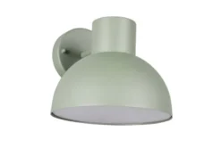 Retro Style Downlight Außenwandleuchte ELBE Grün, Ø 20cm
