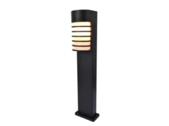 Retro Wegeleuchte FULTON ALU Schwarz, IP54, E27 -Smart fähig- Höhe 75cm