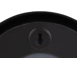 Runde Dekospiegel VIVIEN 5er SET Wandspiegel mit Rahmen in Schwarz